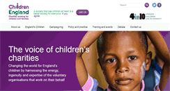 Desktop Screenshot of childrenengland.org.uk